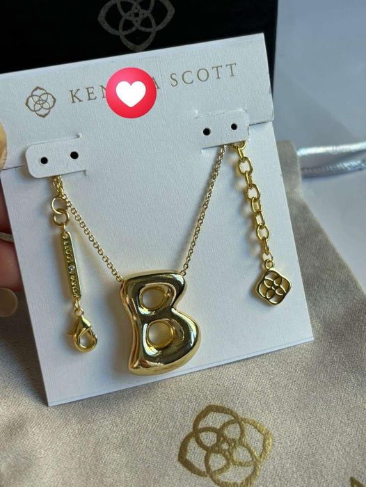 KS Bubble Initial Necklace (Preorder Only)