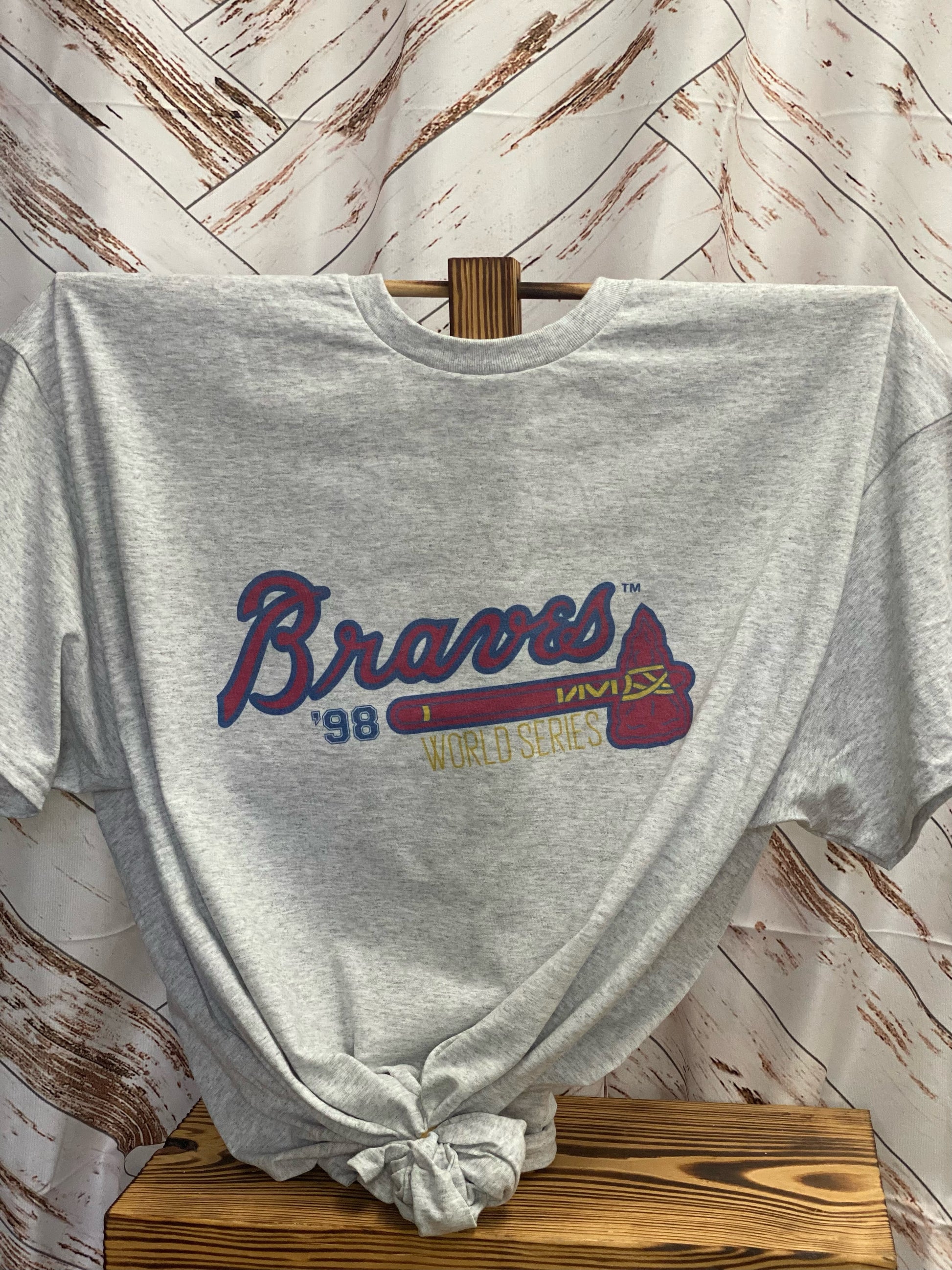 braves jersey youth xl